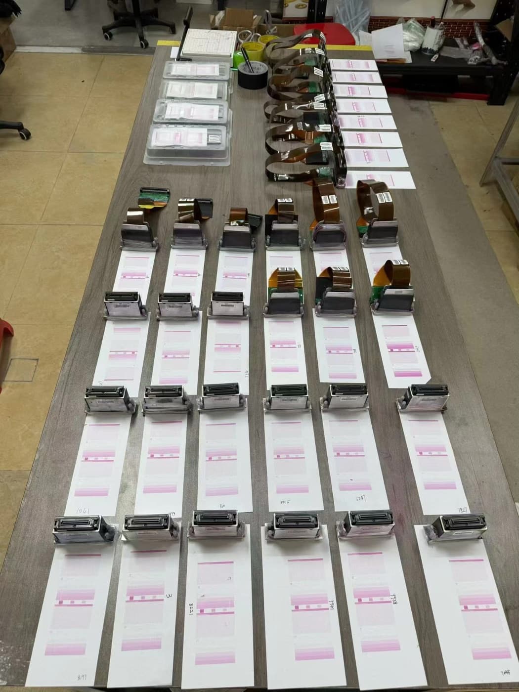 Ricoh Gen5 / Gen6 Printhead (Pulled, with Test Strip)